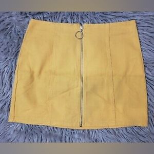 Yellow Mini Skirt